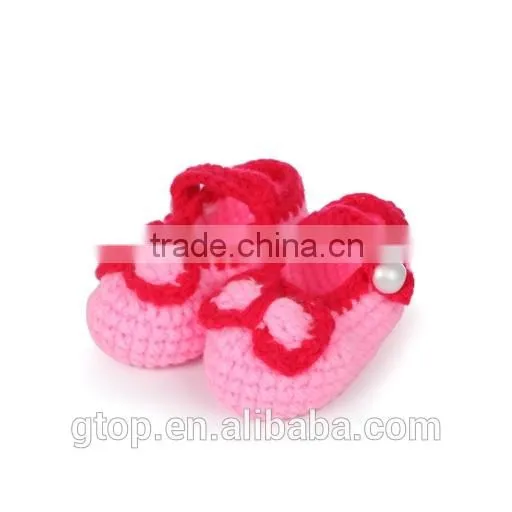 Wholesale Baby Handmade Crochet Shoes Supplier for 1-10 months old S-0032