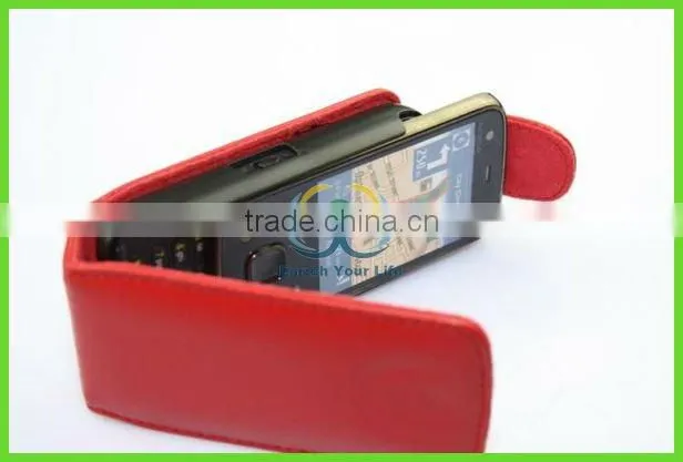 best price red leather mobil phone cases cover for nokia