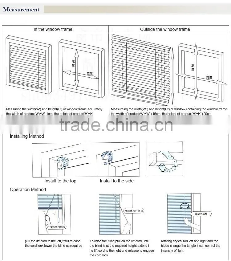 Latest designs durable real wood outdoor venetian blinds