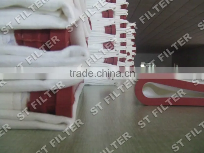 dacron water oil repellent dust filter bags technology,Dia495*1600mm