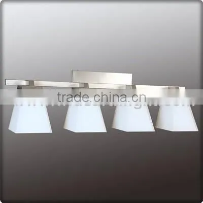 UL CUL Listed Hotel Bath Fixture Light With Four Glass Shades Lights W20167