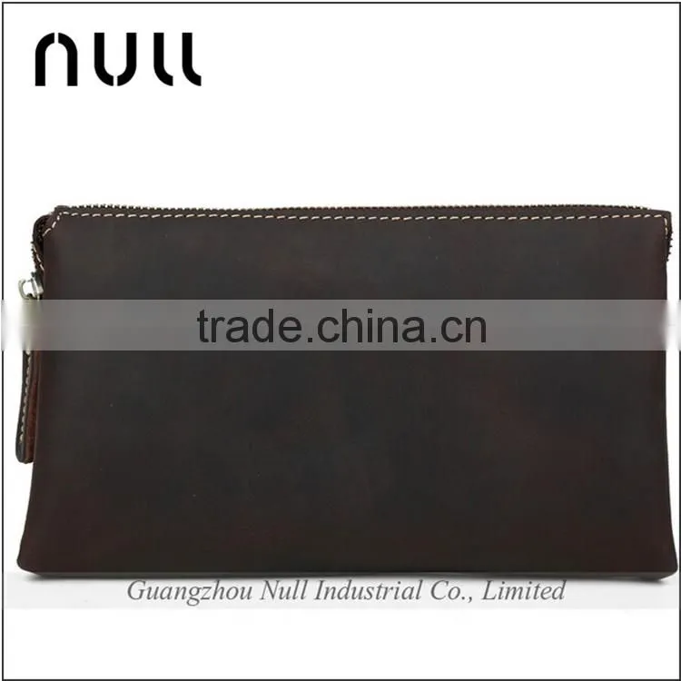 China Old Factory High Quality Leather Male Purse For Cash And Phone
