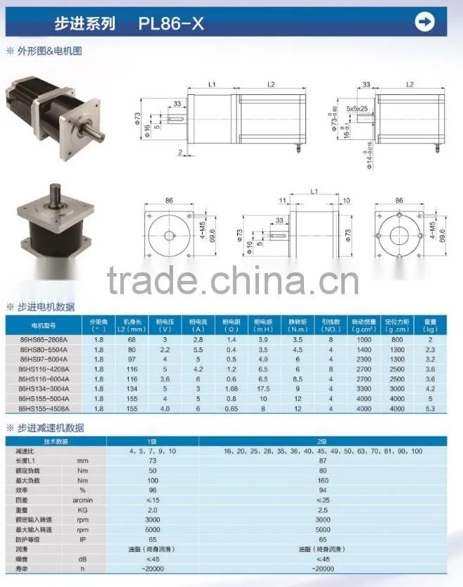 reduction gearbox 50:1,nema34 with planetary gear reduction