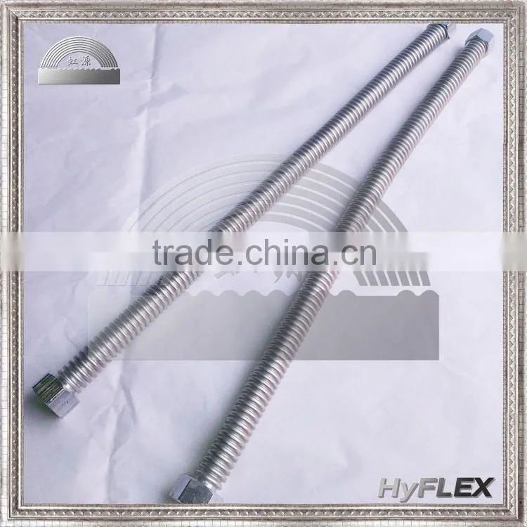 2" FIP X 2" FIP X 18" Corrugated Stainless Steel Flexible Water Heater Connector