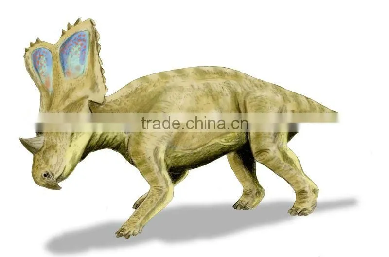 Dinosaur Skeleton Fossil Model Of Chasmosaurus