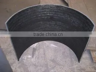 Three inclined reinfored counter - current mixer liner