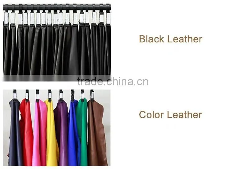 Short leather gloves with sheep skin soft handfeel