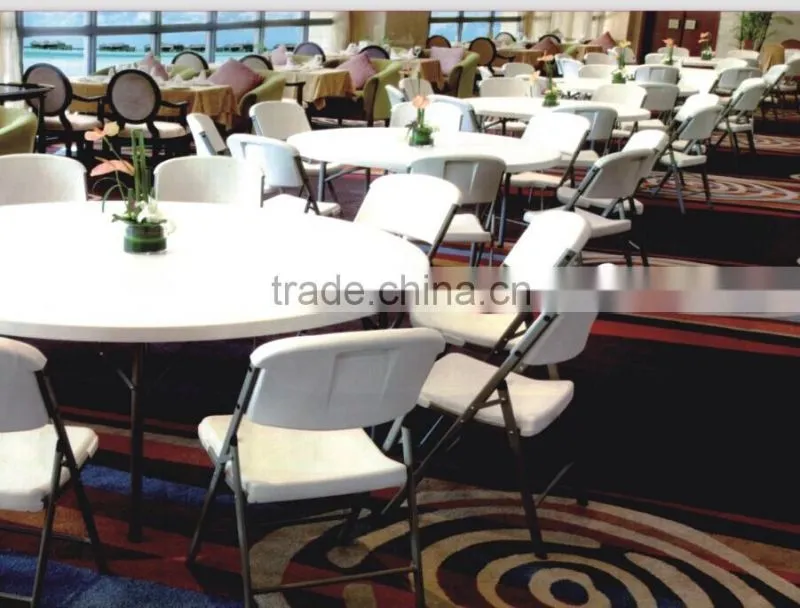 5ft round plastic wedding table