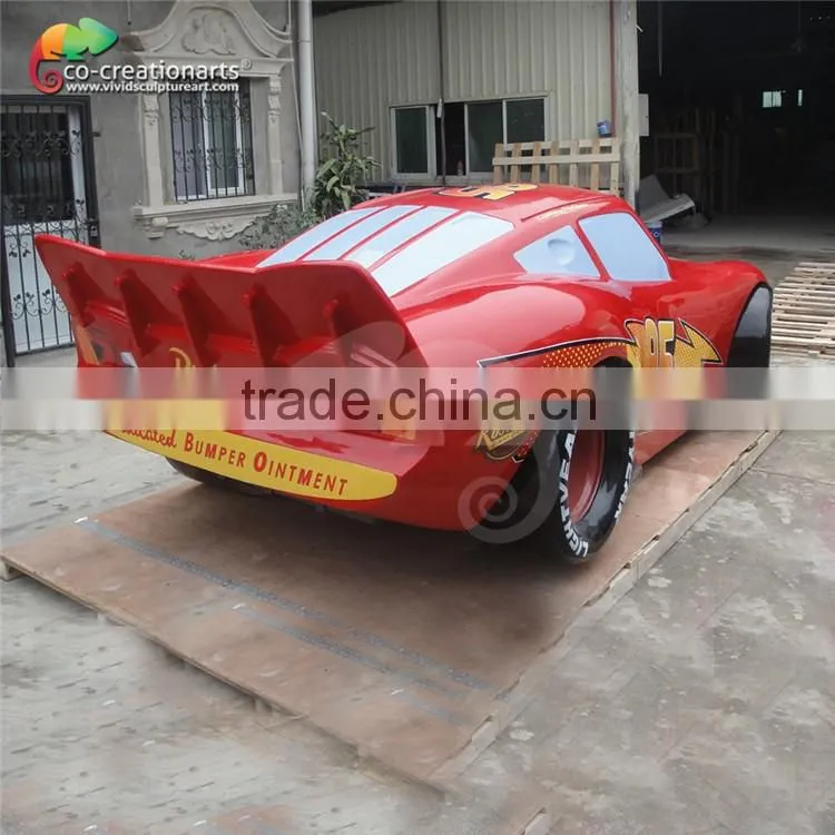 handmade fiberglass catoon model car for sale