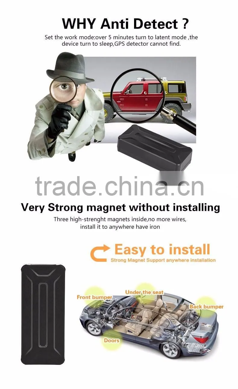 Magnetic installation Gps Tracking device for Vehicle Gps Tracker
