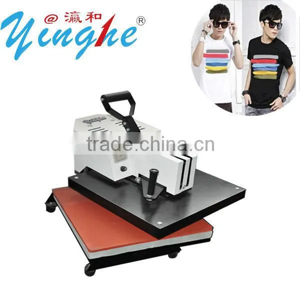 YH-NO31 40*60 swing cloth sublimation heat transfer press machine
