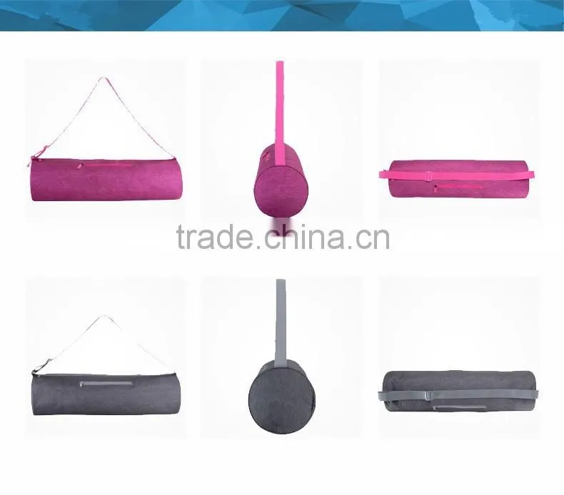 100% Polyester fiber multi-function One shoulder yoga mat bag