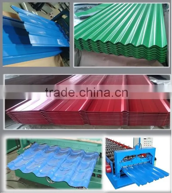 High quality Prepainted steel Glazed tile