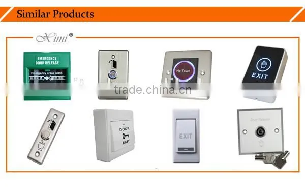 Touch exit button exit switch touch sensor door push exit button for access control systems