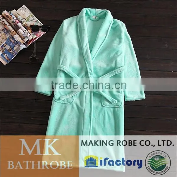 Sherpa Fleece 100% Polyester Bathrobe