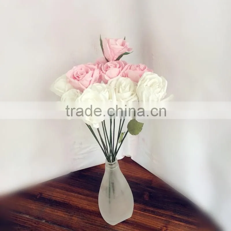 wedding decoration paper flower, handmade flower, party decoration flower, pink paper flower