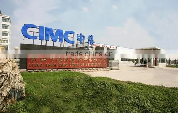 CIMC brand 3 Axle carbon steel semi fuel tanker trailer with multi size and capacity optional