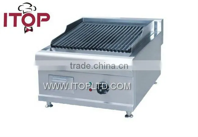 electric grill/professional electric barbecue grill with lava rock