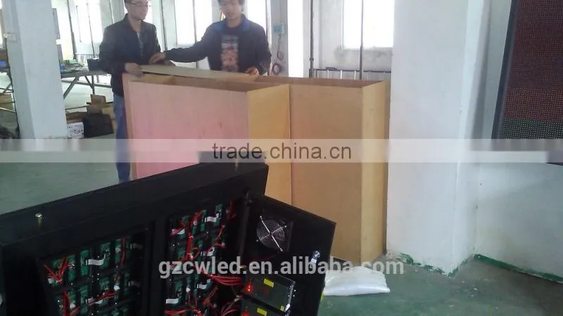 Guangzhou supplier easy movable best performance p6 outdoor full color led video stage rental display screen