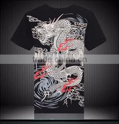 wholesale black brand printed t-shirts, personalized custom t shirt/drifit tshirt