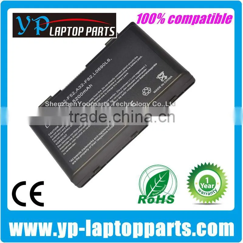 A32-F82 Laptop Battery For Asus K40 K40E F82 F83S K40 L0690L6,L0A2016 Replacement Laptop Battery