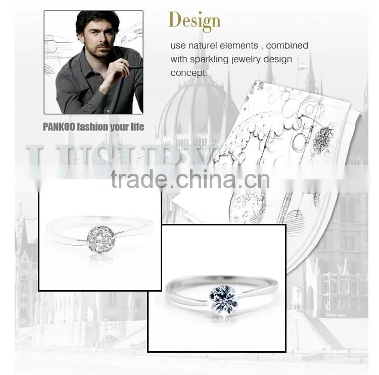 pankoo wholesale 2016 animals series of retro punk tai silver and titanium unisex ring