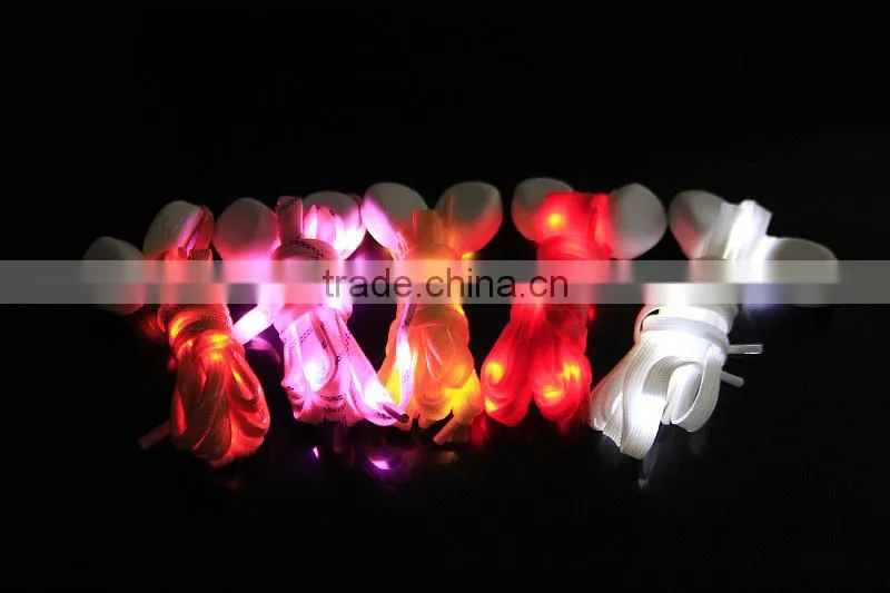 2014 new item nylon led lighting strip shoelace