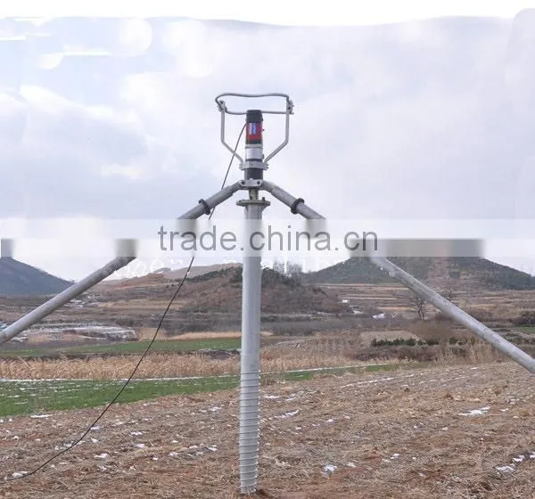small screw pile driver for solar power system