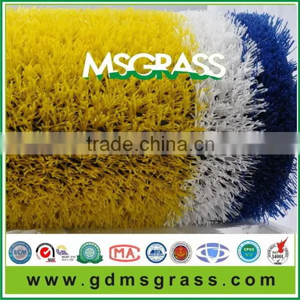2015 new item yellow color 25mm mini golf artificial grass