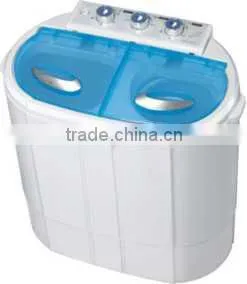 Plastic top load washing clothes machine mini semi-automatic washer