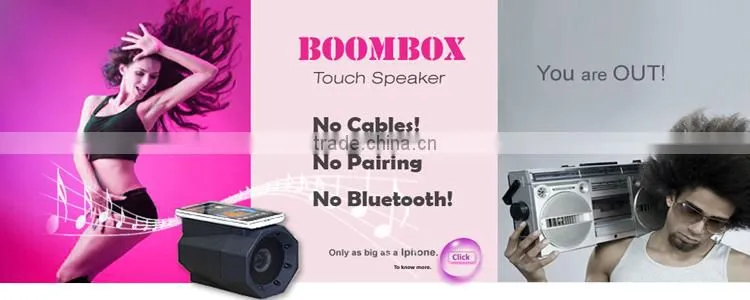 Factory supply touch speaker for smartphone portable wireless mini bluetooth speaker on stock