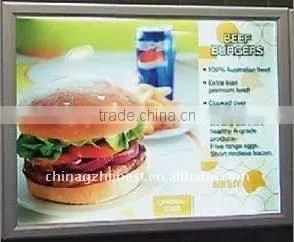 Aluminium frame LED Ultra Thin Advertising Display