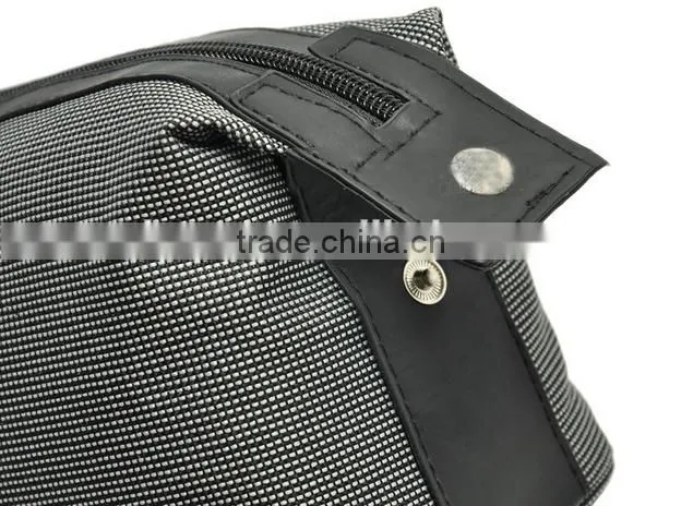 Elegant Small plaid Toiletry Bag Travel Organizer Cosmetic Bag for men women