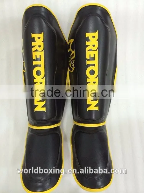 Wholesale MMA shin guard Thicker dykeheel cuish foot protector mma flanchard / muay thai shin guard M/L Mixed Material