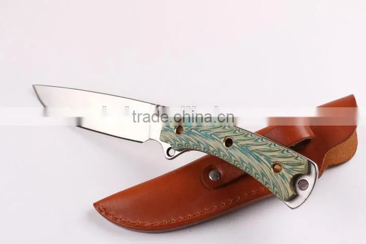 OEM Colorful 7Cr17 steel military knife full tang blade