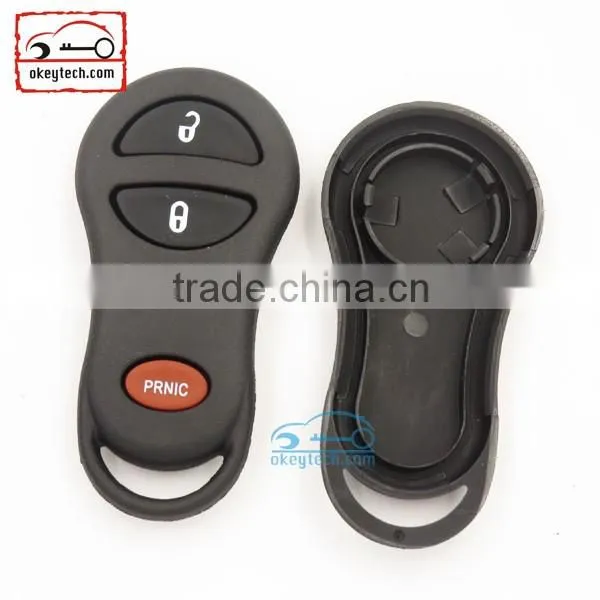 High Quatity Chrysler remote key shell 3 button with battery holder Car Key Chrysler romote key shell