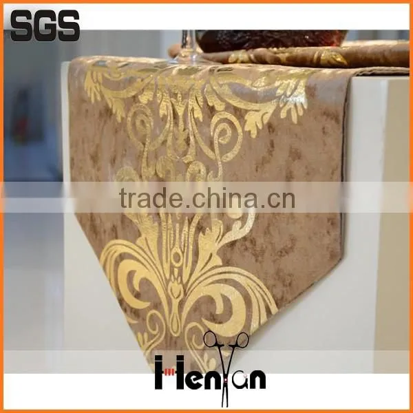 wholesale custom wedding gold table runners