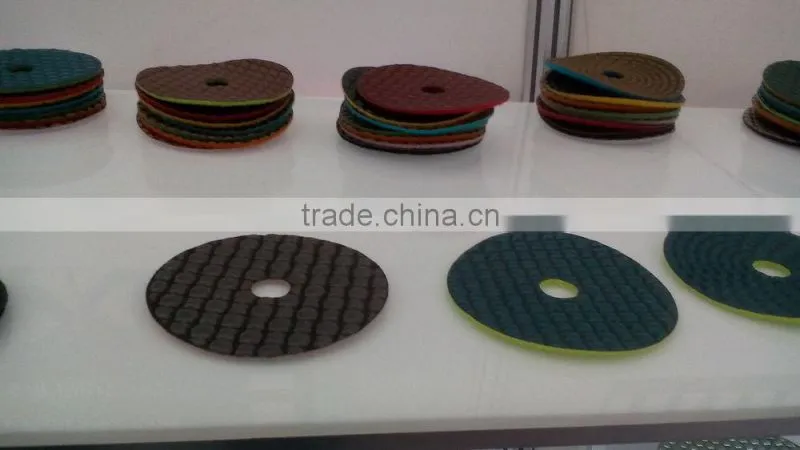 4" diamond dry polishing pad for granite