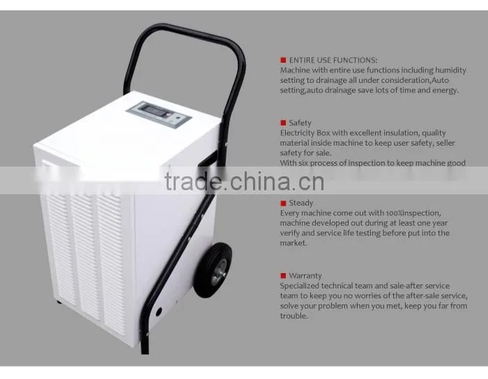 38L/D Metal Coated Swimming Pool Dehumidification Equipment Remote Control with Wifi 2016 New Design