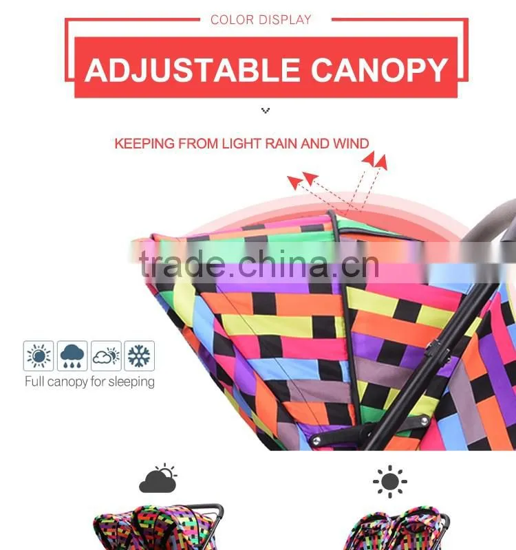 Mother See Baby Twins Stroller/Double Stroller /Twins Carriage /Double Pushchair