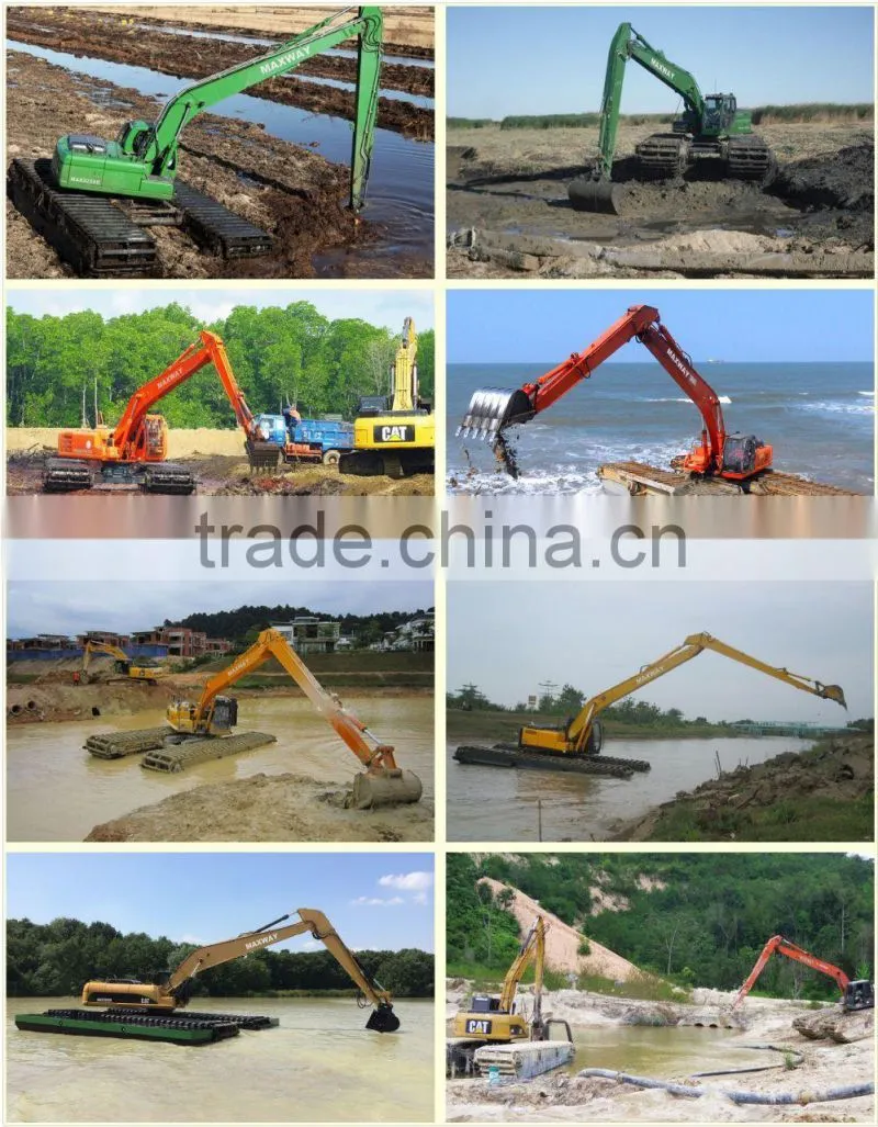 Amphibious Pontoon Undercarriage of amphibious excavator , Suitable to 20 to 23Ton Class Excavator , Model: MAX200PU