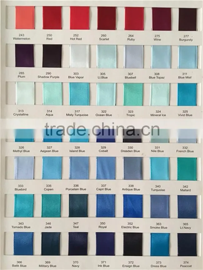 Hot Sale 100% Polyester Single Face Satin Ribbon,Wholesale Satin Ribbon