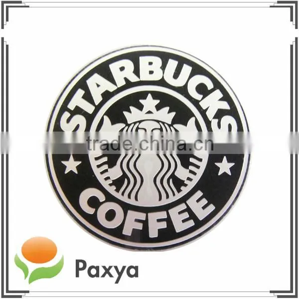 Aluminum metal brand label for coffee shop