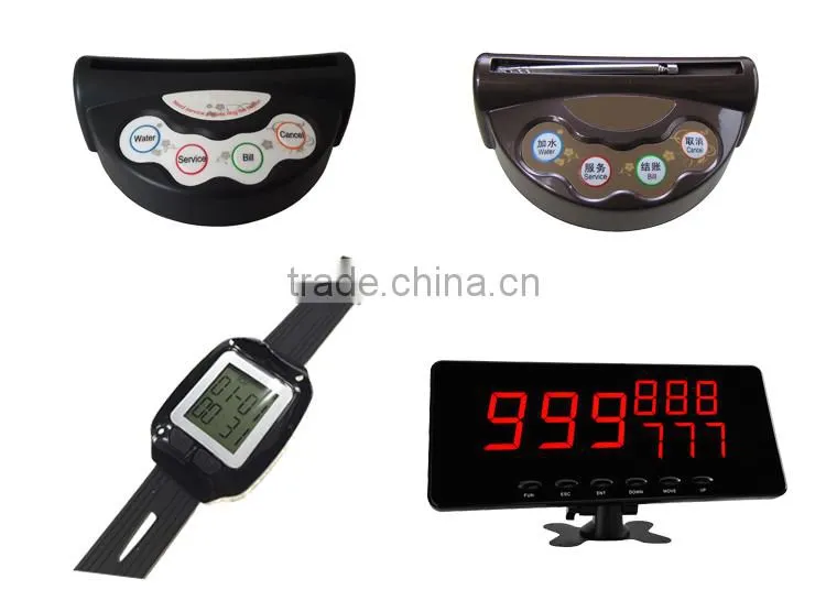 Multi-service Waiter Caller System, Restaurant Table Caller, Waiter Calling Bell