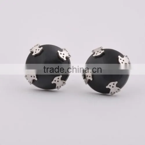 Stainless Steel Gold Earrings Designs For Girls(BE10657)