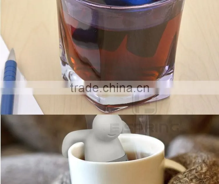 Cute Practical Teapot cute Mr Tea Infuser Tea Strainer Coffee & Tea Sets