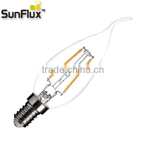 2W E14 Chandeliers Led Candle Bulb with CE RoHS