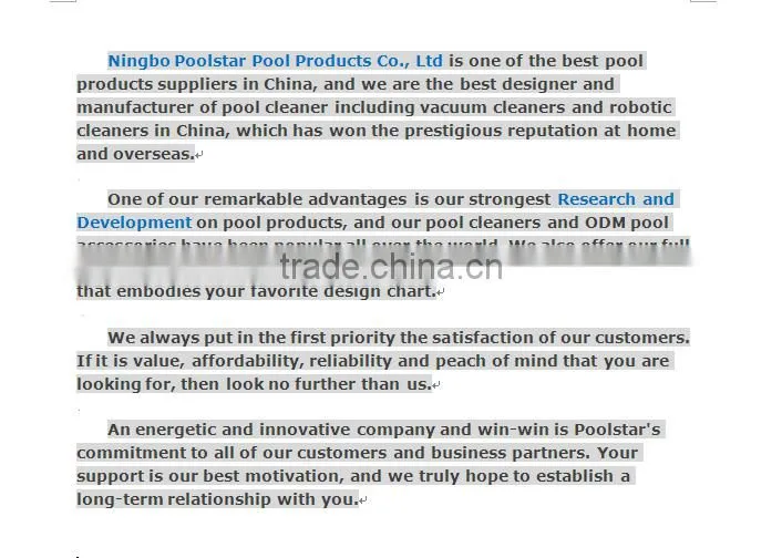 P1113 rechargeable pool vacuum cleaner with battery electric vacuum cleaner