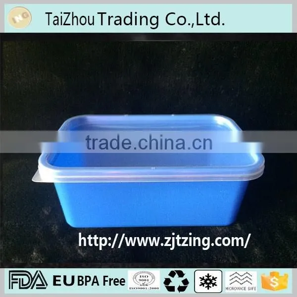 Disposable plastic food container take away meal box