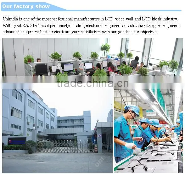 HD shopping mall supermarket wall mounted 32 inch lcd monitor usb media player for advertising